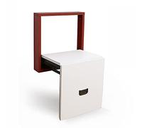 Genérico Chaises pliantes, banc de tabouret mural, tabouret de change de chaussures invisible fixé au mur, tabouret pliant en feuille rabattable pour chambre (Couleur : G)