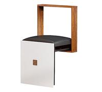 Genérico Chaises pliantes, chaise pliante, tabouret de change de chaussures invisible fixé au mur, tabouret pliable à lame tombée économisant de l'espace, perfet pour petit espace (Couleur : D)