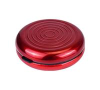 Generico Changement de Changement de Pièces d'Organisateur, Petite Boîte de Rangement Ronde Boîte de Rangement Pratique pour Portefeuille en Aluminium