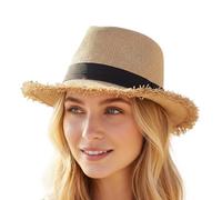 Generico Chapeau de | Chapeau de Cowboy pour homme | Chapeaux de de plage assortis à la famille |, Accessoire de déguisement de carnaval à larges bords - Chapeaux de Cowboy en paille