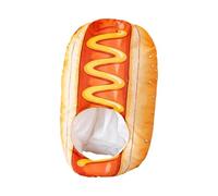 Generico Chapeau de hot dog - Chapeau pour fêtes de carnaval, spectacles de théâtre, fêtes masquées, cabines photographiques, festivals