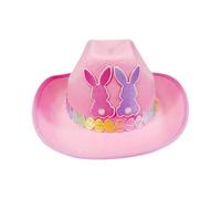 Genérico Chapeau de Pâques - Chapeau de lapin - Chapeau de costume occidental avec oreilles de lapin, jolie casquette | Équipement léger non tissé réglable du casque