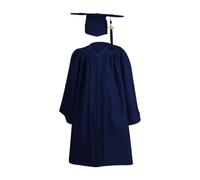 Generico Chapeau et robe de remise des diplômes pour, Robe de remise des diplômes pour, Ensemble de glands pour robe de pour, Costume de pour 2024, vêtements de maternelle