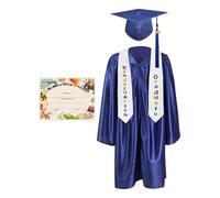 Generico Chapeau et Toga pour la remise des diplômes de maternelle - Toga Cérémonie, Complet Photo pour Graduation d'Asile 2025 5 à 13 Ans