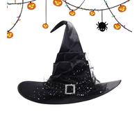 Generico Chapeaux De Sorcière Pour Halloween,Chapeau De Sorcière - Décoration D'origine De Costume De Carnaval En Plein Air