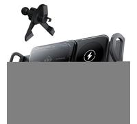 Genérico Chargeur, sans fil, pour, voiture, support, téléphone, dans, panneau, de,instruments, |, 15 W, double, bobine, charge, rapide, compatible, avec, tourisme, et, camion, support, pour mobile