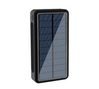 Generico Chargeur solaire pour téléphone portable, chargeur de batterie solaire pour téléphone, 20 000 mAh, support 4 appareils électroniques avec LED Light for men, femmes, adultes, adolescents