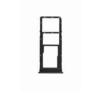 Generico Chariot plateau de logement tray compatible avec TCL 505 T509K1 porte carte nano Sim1 + SIM 2 + fente pour carte micro SD (Noir)