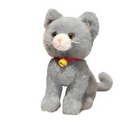 Genérico Chat en Peluche | Coussin en Peluche Doux pour Filles, Adultes et Couples, Cadeau d'anniversaire, Saint-Valentin, Chambre, canapé, Voiture 27 cm