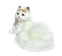 Genérico Chat en peluche réaliste, fabriqué à la main | Jouets pour animaux de compagnie faits à la main pour , anniversaires pour garçons et filles réalistes sont et non