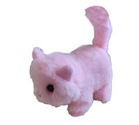 Generico Chat interactif - 30 cm | Peluche Gadtto - Talking Cat Stuffed Animal Toy - Robotique électrique avec Sons et mouvements pour Filles garçons Blanc Doux Lavable Cadeau Noël