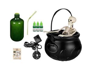 Generico Chaudron des sorcières | chaudron noir avec décorations vintage avec diffuseur, décoration exquise porte-bonbons pour Halloween, cheminée, chambre, bureau, intérieur et Este