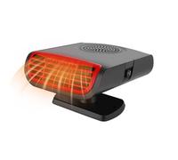 Genérico Chauffe-voiture portable - Désembuage rotatif rapide 12 V - Chauffe-voiture électrique portable pour matins d'hiver avec brouillard, conduite, stationnement et voyages