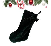 Genérico Chaussettes de Noël en velours Décorations de saison