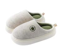 Generico Chaussons d'hiver confortables pour femme, chauds, doux et doux, pour la maison, en peluche, pantoufles de chambre, élégantes, lavables et silencieux, Sliders en mousse à mémoire de forme