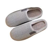 Generico Chaussons d'hiver pour femme, antidérapants, fermés à l'avant confortables, pantoufles de chambre douces, légères chaudes, chaudes, thermiques à mémoire de forme, fuzzy Sliders intérieur