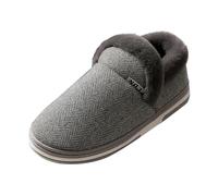 Generico Chaussons Poilu Femme Poilu Doux Fermé Devant Chaussons De Chambre Confortable En Peluche Hiver Pantoufles De Maison Fuzzy Thermique Silencieux Chaussures Lavables Mémoire Mousse Élégant