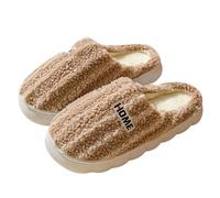 Generico Chaussons Poilu Femmes Légères Confortable Chaud Chaussons De Chambre Antidérapant Fermé Devant En Peluche Pantoufles De Maison Lavables Fluffy Élégant Chaussures Thermiques à Mémoire De