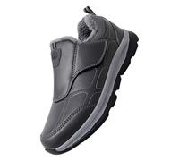 Generico Chaussures de Neige Femmes Basses Confortable, Bottes Marron Femme Antidérapantes, Bottines Rembourrées avec Fourrure, Bottes de Neige Caoutchouc Walking, Chaussures Femme D'hiver, Bottes En