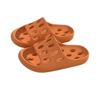 Genérico Chaussures d'été antidérapantes pour femme, homme, maison, piscine, plage - Sandales unisexes confortables à séchage rapide, Orange, 41/42 EU