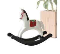 Genérico Cheval à bascule Décoration Statuette - Figurine réaliste classique traditionnelle, décorative, pour amis, étudiants, adultes, hommes et | Multipurpose Outdoor Indoor Utility Ergonomic