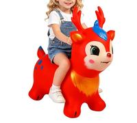 Generico Cheval à bascule gonflable - Cheval sauteur gonflable pour | Jouet pour activités extérieures et intérieures, pour intérieur et extérieur, maison, école maternelle, salle de jeux