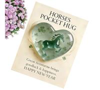 Genérico Cheval de poche souvenir inspirant de poche | Cartes de motivation pratiques pour maison, voyage, travail, réunions, collègues, employés, incitations d'équipe pour adultes