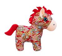 Genérico Cheval en peluche | Compagnon relaxant pour l'heure du sommeil - en peluche de l'année du cheval - Pour canapé, lit, bureau, fête, , sœurs, amis, collectionneurs, petite amie