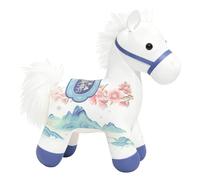 Genérico Cheval en peluche | Décorations pour animaux de compagnie - Peluche pour l'année chinoise du cheval | pour voiture, bureau, chambre, salon, lit