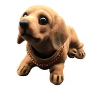Generico Chien De L'Annuent - Bascule De Pot Jouet À Tête | Dashboard Annueding Dog | 6.2x3.5x3,9 Pouces De Garçons En Résine | Figurine Drôle Labrador | Décoration De Voiture Mignon Pour