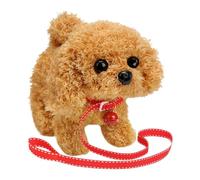 Genérico Chien électrique qui marche, animal de compagnie qui aboie et bouge la queue | Jouet pour chien marchant pour pour des occasions spéciales comme un anniversaire, Noël et le Nouvel An