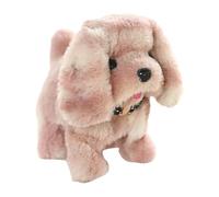 Generico Chien robot en peluche, chien parlant qui marche - Chien robot électronique - Jouet farci interactif - Jouet de marche animé réaliste adorable pour les vacances d'anniversaire