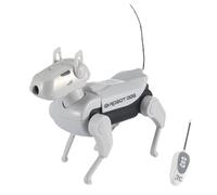 Generico Chien robot télécommandé : compagnon de marche électronique, mouvement vif et programmable, jouet de divertissement éducatif, pour fêtes de fête, cadeau d'activité Cr