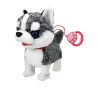 Genérico Chien robotique - Peluches de chien réalistes, jouet en peluche qui marche et parle, pour les jeunes, cadeau d'anniversaire, Noël, maison, intérieur, extérieur, jardin, salon, chambre