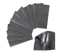 Genérico Chiffon en microfibre pour lunettes | 10 serviettes en microfibre pour fenêtres et verres | Serviettes pour l'entretien des fenêtres de voiture, pour cuisine, bureau, salle de bain et