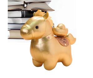 Generico Chinese New Year Horse Plush - Stuffed Purse Pendant - Horse Mascot Bag Pendant, for Kids Teens Adults Bedroom Study Children's Room Car Travel Birthday Holiday Backpacks Wallets