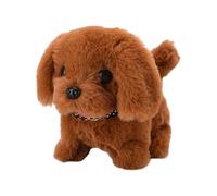 Generico Chiot en peluche - Chien robot réaliste | Chiot électronique intelligent pour | Jouet interactif pour animaux de compagnie, marche et émet des sons, cadeau pour garçons