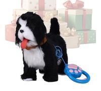 Genérico Chiot Robot en peluche - Animal qui aboie et la queue, compagnon animal réaliste | Interaction électronique Profitez du développement plateforme de simulation mouvement expressif