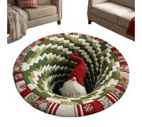 Generico Christmas 3D Rug, 3D Illusion Christmas Doormat, Heavy Duty Non Slip Decorative Doormats For Entrance Outside Entry Yard Floor Patio Home Outdoor Bedroom Living Room Kitchen Porch