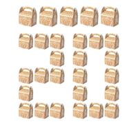 Generico Christmas Cookie Boxes - 2,76 x 4,33 x 5,12 pouces, boîtes à biscuits, légères | Comfortable Paper Boxe, Paper Bags For Presents, Bakery Food Packaging Favour With Festive Designs