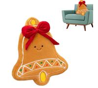 Generico Christmas Pillows For Couch - Home Decoration Plush Cushion - Plush Snowflake Couch Pillows | Fo And 3D Embossed Patterns, These Christmas Pillowsr Chair Dorm Apartment Den Room Yoga Holiday