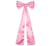 Generico Christmas Tree Bows, ruban de Noël de 45 x 18 pouces, Wreath Bow Festival Wrapping, Bows with Twist Ties for Chrristmas Party Gift Baskets Wreaths for Porch Yard Wall Living Room