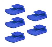 Generico Cinq pièces Clip Support Compatible avec Telepass Slim et Compatible avec MooneyGo. Disponible en 6 couleurs (Bleu)