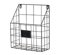 Genérico Cintre mural pour journaux, grille métallique, porte-manteau en métal, rangement matériel fer, courrier, brochures | Multipurpose Outdoor Indoor Utility Premium