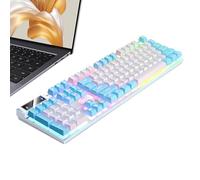 Genérico Clavier de jeu RGB - Résistant aux déversements - 43,5 cm nti -Fantasma | ABS USB Wired Computer Keyboard Ordinateur PC, Laptop, et Violet