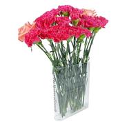 Generico Clear Book Flower Vase, 5,51 x 7,09 x 1,57 Inches Modern Acrylic Clear Vase Cute FlowerVase for Centerpiece Home Decor Modern Art Plant Containers