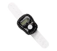Genérico Clickers des doigts pour compter, compteur numérique de Tally, manuel de comptage clicker - Anneau de graveur de ligne de tissu électronique réinitialisable Manuel pour le tour de piste et de