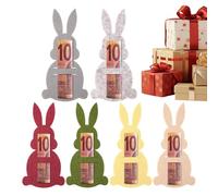 Genérico Clip d'argent pour Homme | 6 pièces décoratives de Lapins Mignons, Clip pour Argent de Pâques | pour Arbre Anniversaire, Maison, réveillon du Nouvel an, Mariage, fête Adultes Famille