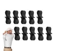 Genérico Clip de casquette de golf pour thés | Clip délicat avec 10 marqueurs de balle de golf propriétaire | Petits accessoires de golf à clips | Multifonctionnel pour camping, ceinture