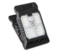 Generico Clip on pour extérieur - Lampe LED à clip avec 3 modes | pour gouttières extérieures étanches - pour cour, patio, clôture, terrasse, garde-corps maison appartement camping tente